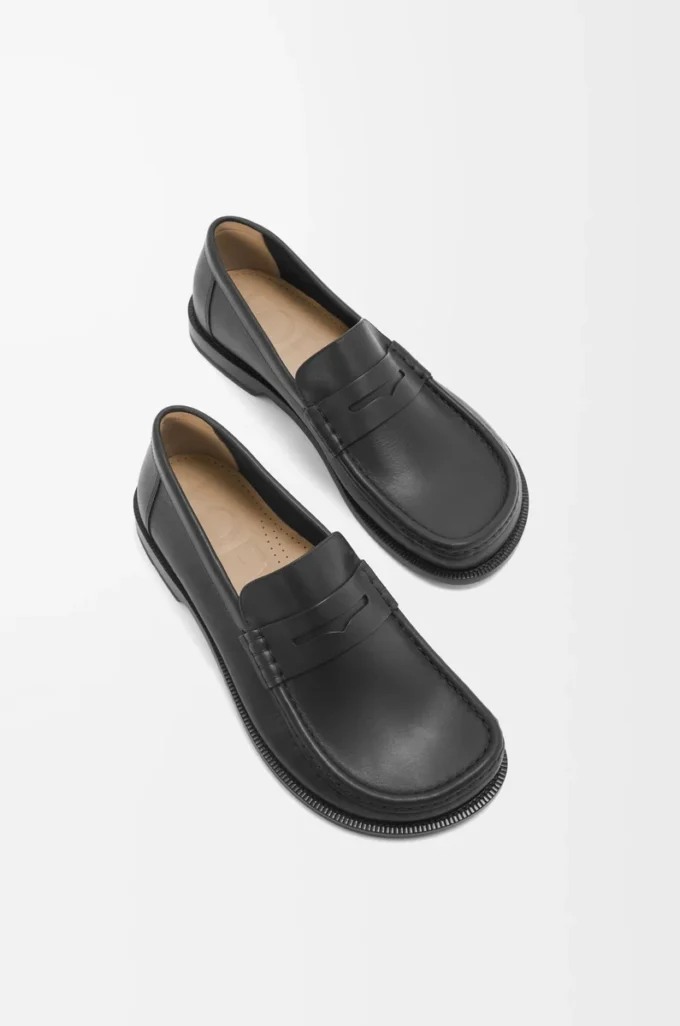 Campo loafers i kalvskinn, svarta Campo loafers i kalvskinn, svarta