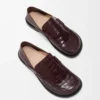 Campo loafers i kalvskinn, vinröd Campo loafers i kalvskinn, vinröd