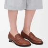 Campo loafers i mjukt kalvskinn Rost