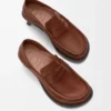 Campo loafers i mjukt kalvskinn Rost