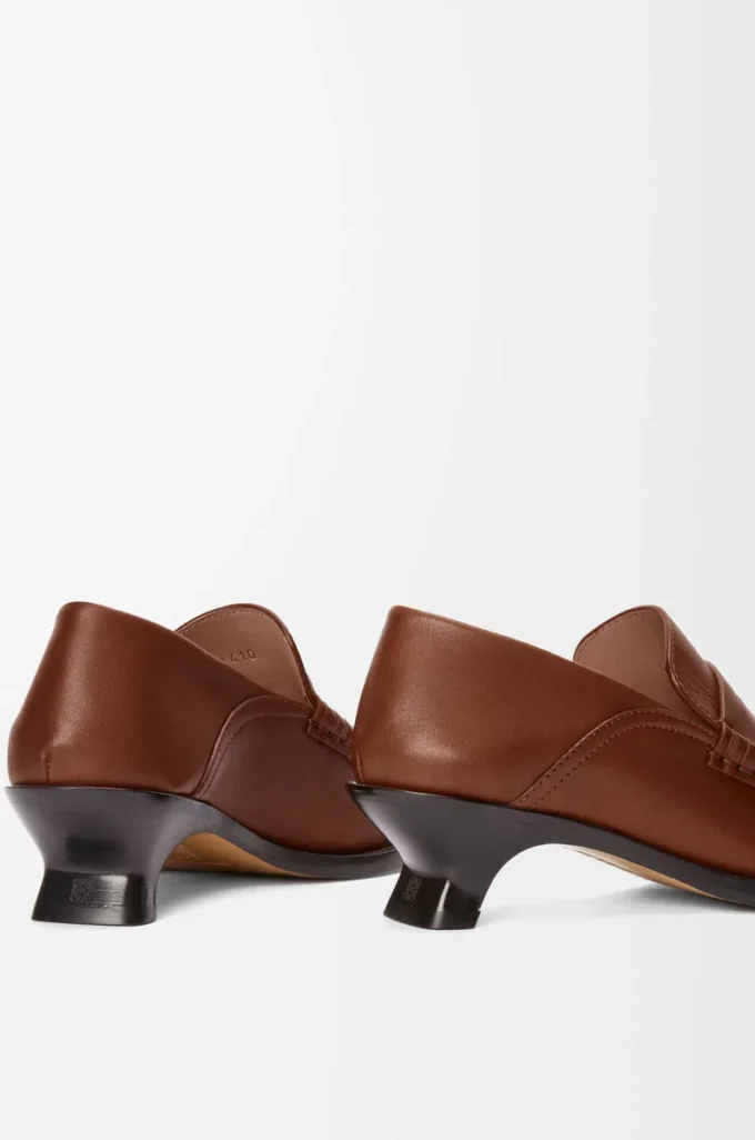 Campo loafers i mjukt kalvskinn Rost
