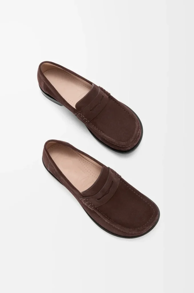 Campo loafers i mocka Dark Brown Campo loafers i mocka Dark Brown