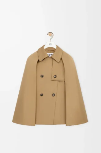 Capejacka i bomull Beige
