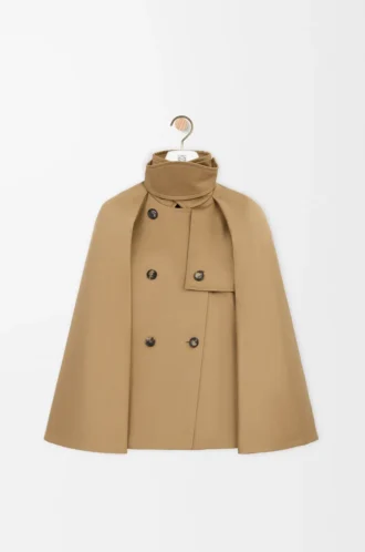 Capejacka i bomull Beige