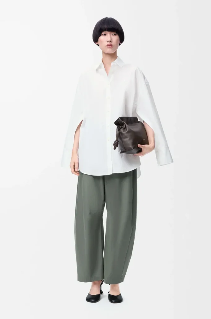 Capeshirt i bomull Vit Capeshirt i bomull Vit