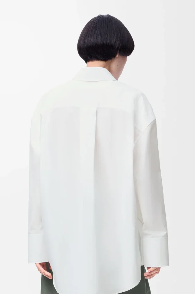 Capeshirt i bomull Vit Capeshirt i bomull Vit