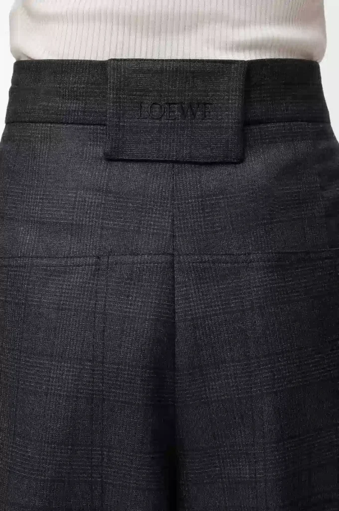 Cargoshorts i ull Mörkgrå Cargoshorts i ull Mörkgrå