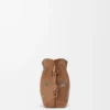 Cats mini Flamenco-clutch i nappa kalvskinn Mocha Cats mini Flamenco-clutch i nappa kalvskinn Mocha