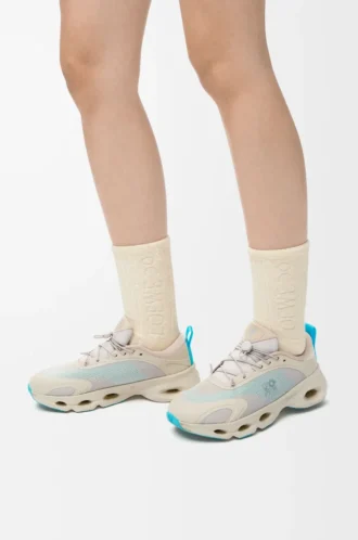 Cloudsolo sneaker Sand/Turquoise