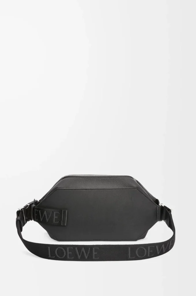 Convertible sling i klassiskt kalvskinn Svart Convertible sling i klassiskt kalvskinn Svart