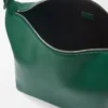 Cubi crossbody-väska i mjukt, slätt kalvskinn och jacquard Evergreen Cubi crossbody-väska i mjukt, slätt kalvskinn och jacquard Evergreen