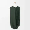 Dekorerad topp i viskos Khaki Green Dekorerad topp i viskos Khaki Green