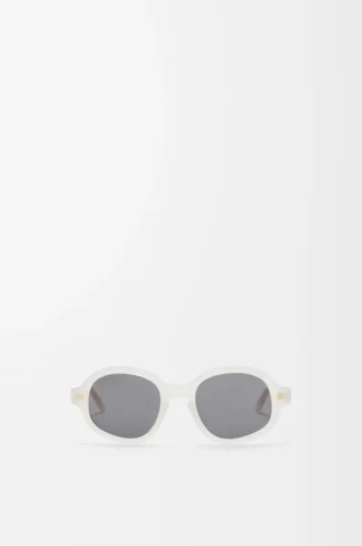 Delta Slim solglasögon mjölkvit elfenben