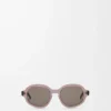Delta Slim solglasögon Transparent Brown Delta Slim solglasögon Transparent Brown