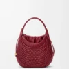 Diamond hobo-väska i kalvskinn Cherry