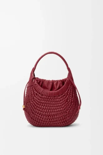 Diamond hobo-väska i kalvskinn Cherry