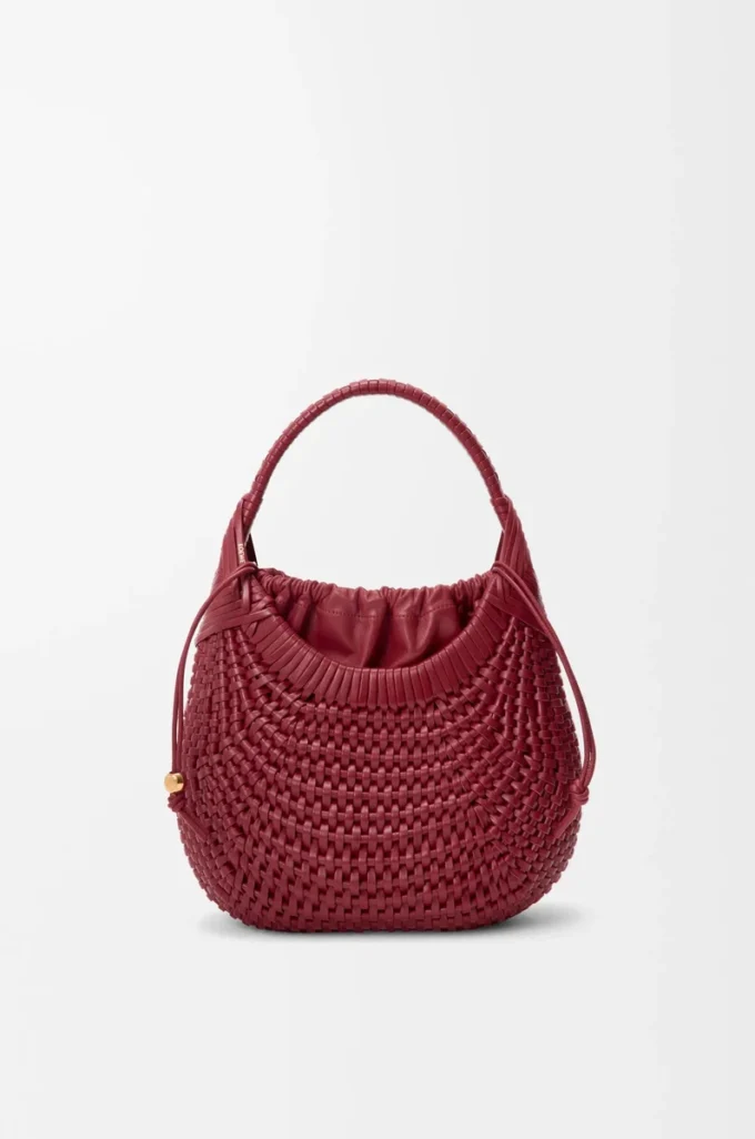 Diamond hobo-väska i kalvskinn Cherry