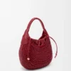 Diamond hobo-väska i kalvskinn Cherry