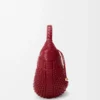 Diamond hobo-väska i kalvskinn Cherry
