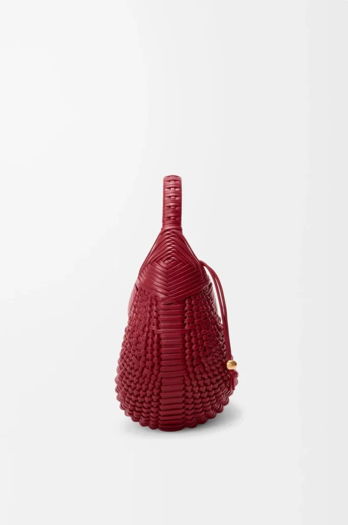 Diamond hobo-väska i kalvskinn Cherry
