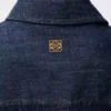 Drapad skjorta i denim Indigo Blue Drapad skjorta i denim Indigo Blue
