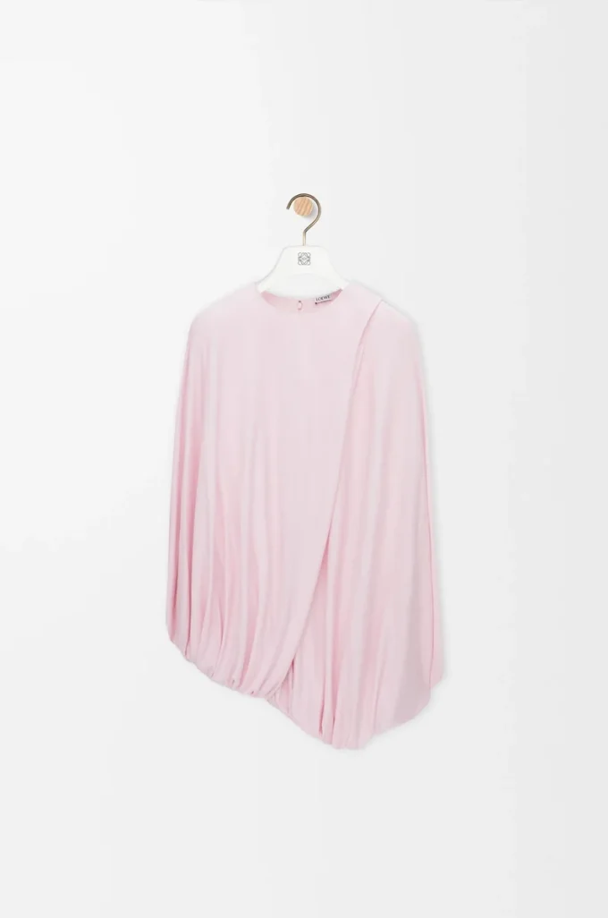 Drapad topp i viskos Rosa Drapad topp i viskos Rosa