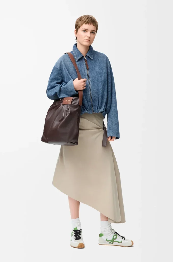 Draperad jacka i denim Indigo Blue Draperad jacka i denim Indigo Blue