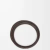Dubbel armring i klassiskt kalvskinn Black/Tan Dubbel armring i klassiskt kalvskinn Black/Tan