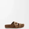 Ease Buckle slide i mocka Brown Ease Buckle slide i mocka Brown