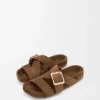 Ease Buckle slide i mocka Brown Ease Buckle slide i mocka Brown