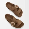 Ease Buckle slide i mocka Brown Ease Buckle slide i mocka Brown