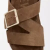 Ease Buckle slide i mocka Brown Ease Buckle slide i mocka Brown
