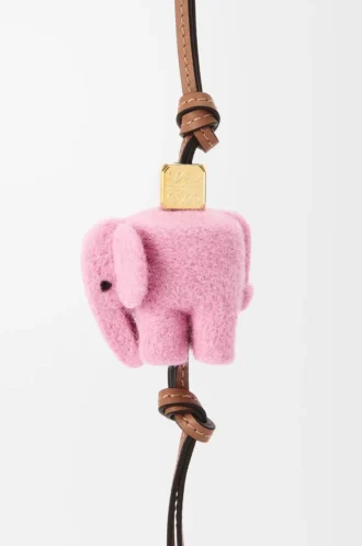 Elefantberlock i filt och kalvskinn Candy