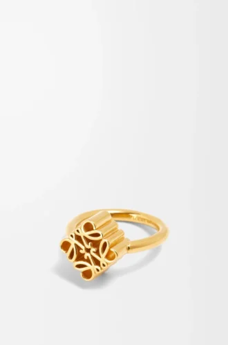 Enkel Anagram-ring i sterlingsilver Guld