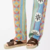 Espadrille-sandaler i vegetabiliskt garvat kalvskinn Bruna
