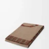 Filt i ull och kashmir Beige/Orange Filt i ull och kashmir Beige/Orange