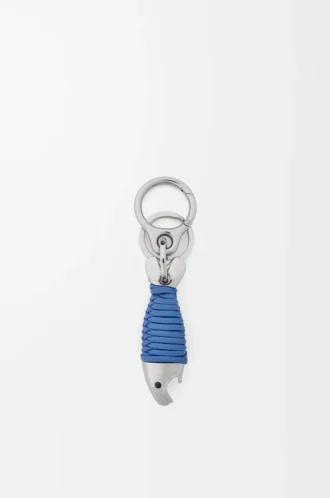 Fish nyckelring med flasköppnare Silver/Seaside Blue