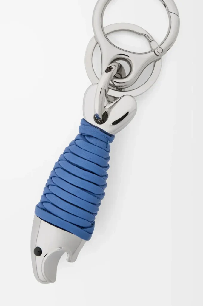 Fish nyckelring med flasköppnare Silver/Seaside Blue