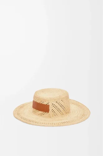 Fiskarhatt i raffia Natur