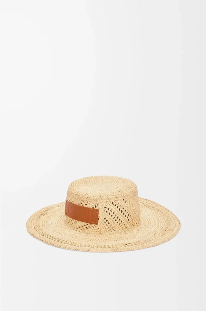 Fiskarhatt i raffia Natur Fiskarhatt i raffia Natur