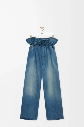 Flamenco-jeans i denim Denimblå
