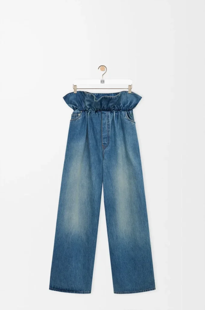 Flamenco-jeans i denim Denimblå