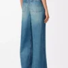 Flamenco-jeans i denim Denimblå