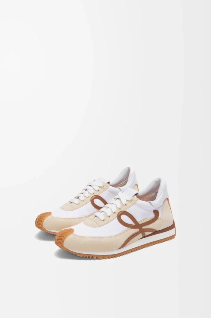 Flow Runner 2.0 i nylon och mocka Choklad/Almost Optic Flow Runner 2.0 i nylon och mocka Choklad/Almost Optic