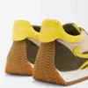 Flow Runner 2.0 i nylon och mocka Kräm/Gul/Olivgrön Flow Runner 2.0 i nylon och mocka Kräm/Gul/Olivgrön
