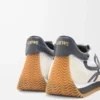 Flow Runner i nylon och mocka Blå antracit/vit