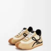 Flow Runner i nylon och mocka Guld/Svart Flow Runner i nylon och mocka Guld/Svart