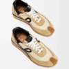 Flow Runner i nylon och mocka Guld/Svart Flow Runner i nylon och mocka Guld/Svart