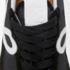 Flow Runner i nylon och mocka Svart/Vit Flow Runner i nylon och mocka Svart/Vit