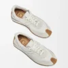 Flow Runner i nylon och mocka Vit Flow Runner i nylon och mocka Vit